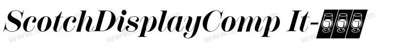 ScotchDisplayComp It字体转换